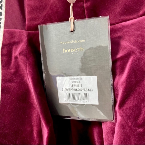 House of cb velvet Minimoiselle dress - Picture 5 of 7